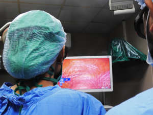 Dr. Shinjini Pande Operating in OT